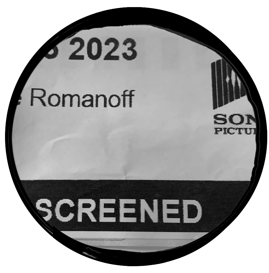 Photo of a Sony Studios ID badge